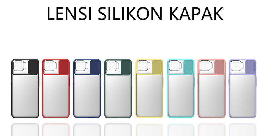 Oppo A73 Uyumlu Kılıf Zore Lensi Kapak - 2