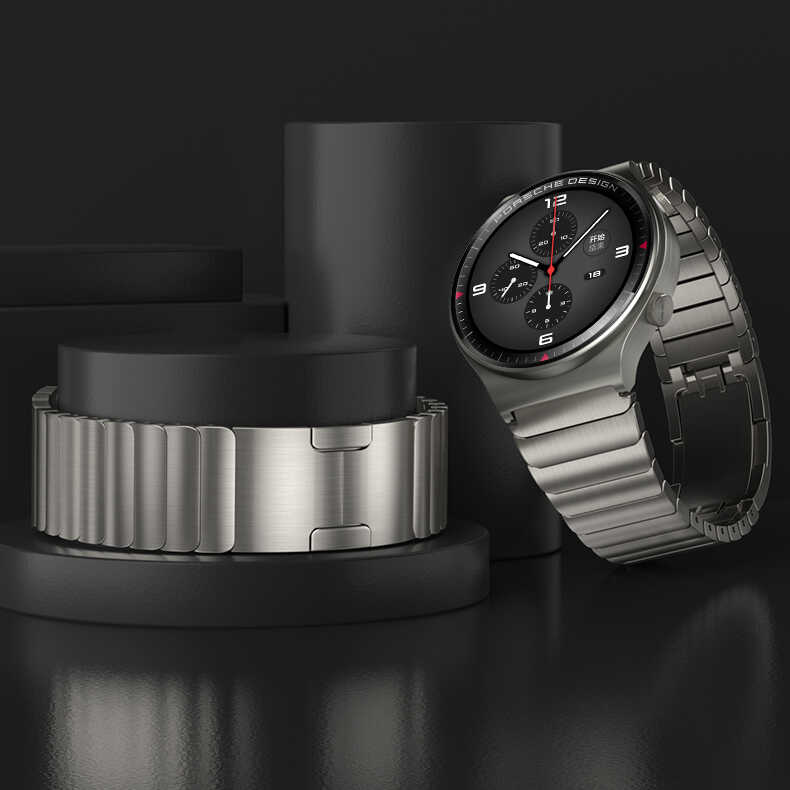 Samsung Galaxy Watch 46mm Uyumlu KRD-35 22mm Metal Kordon - 3