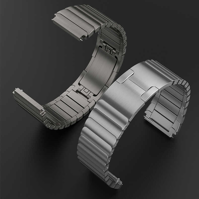 Xiaomi  Amazfit Pace Uyumlu KRD-35 22mm Metal Kordon - 4