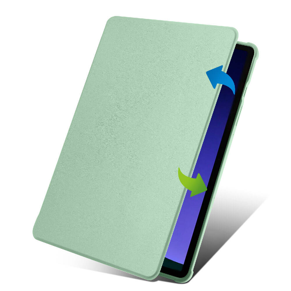 Samsung Galaxy Tab S9 Uyumlu Kılıf Zore Termik Kalem Bölmeli Dönebilen Standlı Kılıf - 6