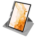 Samsung Galaxy Tab S9 Plus Uyumlu Kılıf Zore Termik Kalem Bölmeli Dönebilen Standlı Kılıf - 21