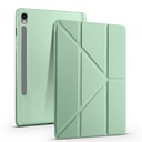 Samsung Galaxy Tab S9 Uyumlu Kılıf Zore Tri Folding Kalem Bölmeli Standlı Kılıf - 1