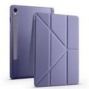 Samsung Galaxy Tab S9 Uyumlu Kılıf Zore Tri Folding Kalem Bölmeli Standlı Kılıf - 15