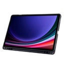 Samsung Galaxy Tab S9 Uyumlu Kılıf Zore Tri Folding Kalem Bölmeli Standlı Kılıf - 25