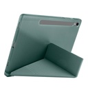 Samsung Galaxy Tab S9 Uyumlu Kılıf Zore Tri Folding Kalem Bölmeli Standlı Kılıf - 31