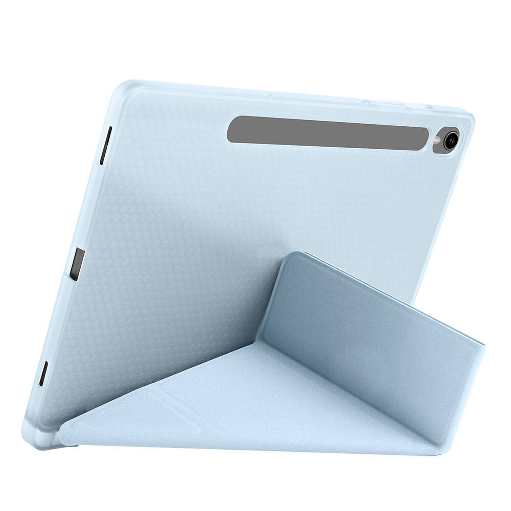 Samsung Galaxy Tab S9 Uyumlu Kılıf Zore Tri Folding Kalem Bölmeli Standlı Kılıf - 33