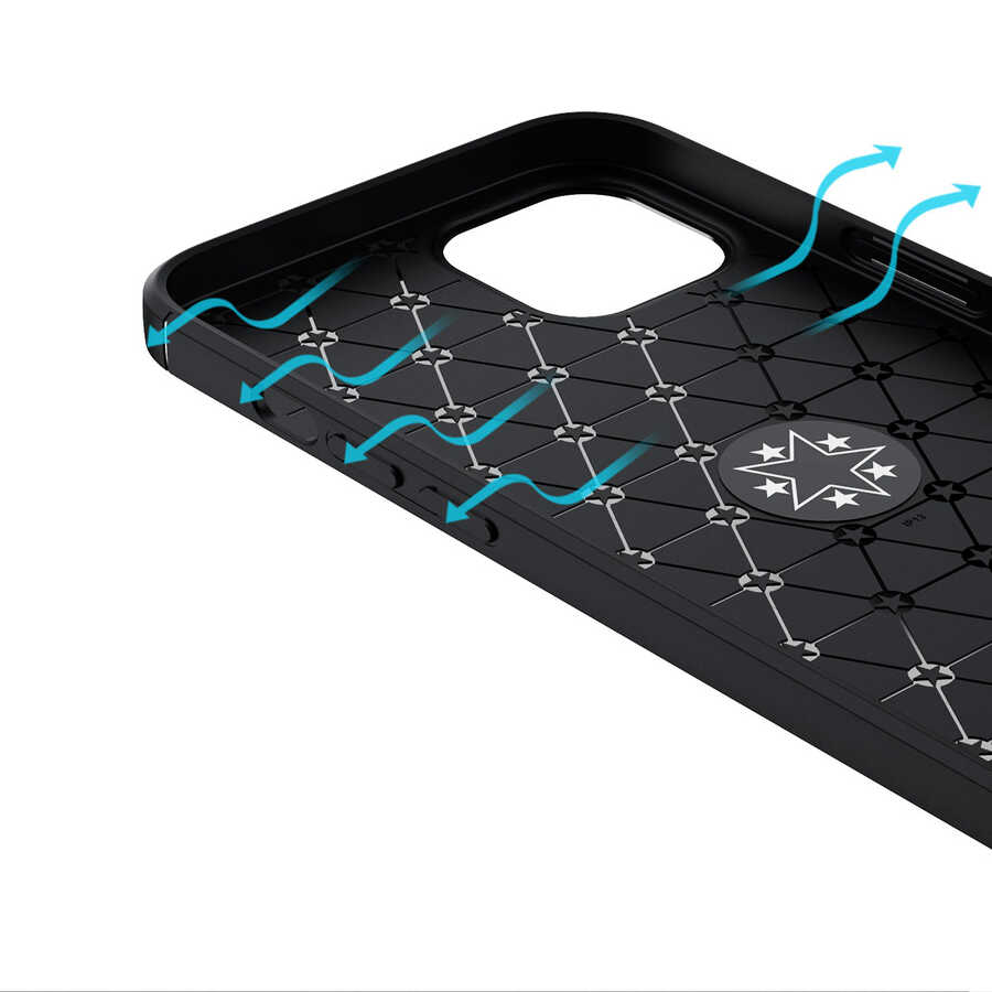 Apple iPhone 13 Mini Uyumlu Kılıf Zore Ravel Silikon Kapak - 6