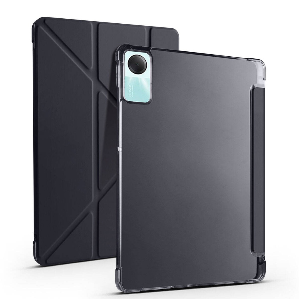 Xiaomi Redmi Pad SE Uyumlu Kılıf Zore Tri Folding Kalem Bölmeli Standlı Kılıf - 3