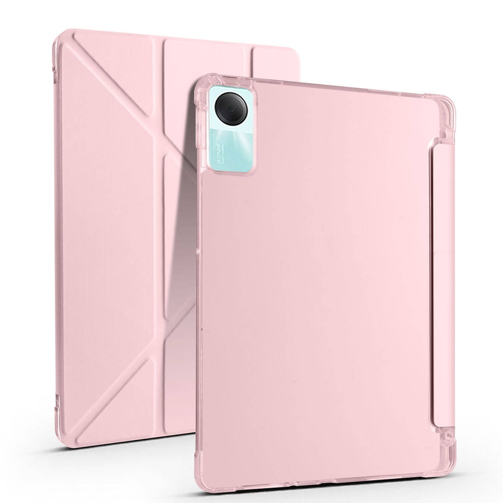 Xiaomi Redmi Pad SE Uyumlu Kılıf Zore Tri Folding Kalem Bölmeli Standlı Kılıf - 4