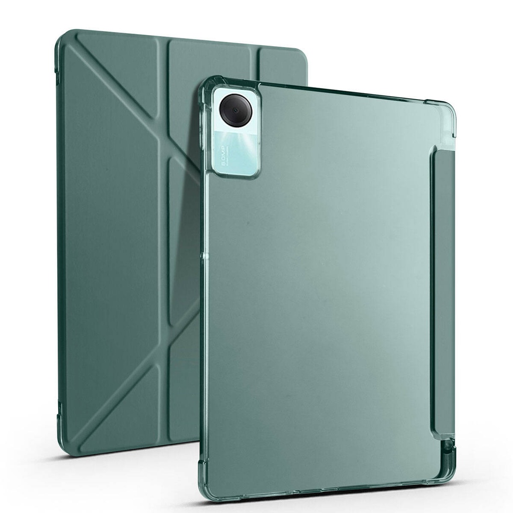 Xiaomi Redmi Pad SE Uyumlu Kılıf Zore Tri Folding Kalem Bölmeli Standlı Kılıf - 5