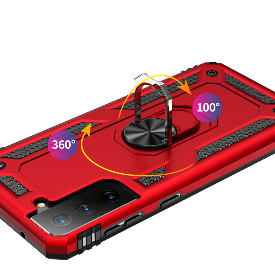 Samsung Galaxy S21 FE Uyumlu Kılıf Zore Vega Kapak - 8