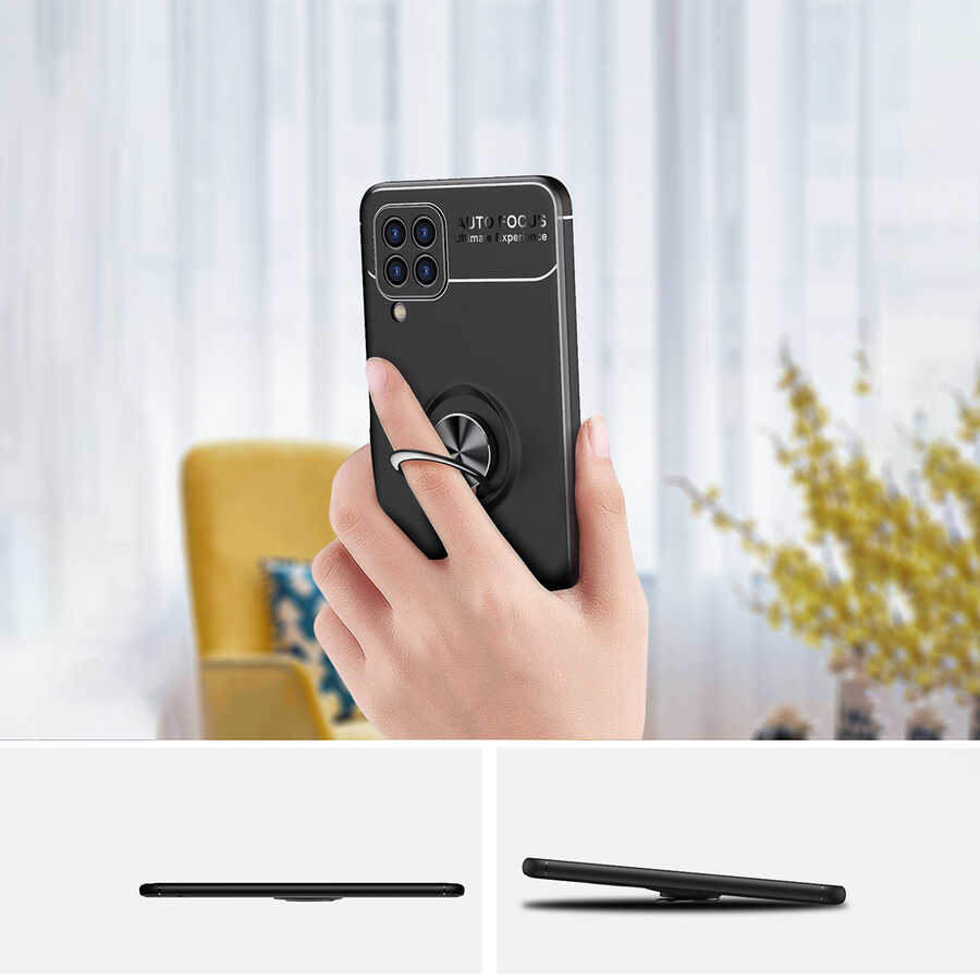 Samsung Galaxy M22 Uyumlu Kılıf Zore Ravel Silikon Kapak - 5