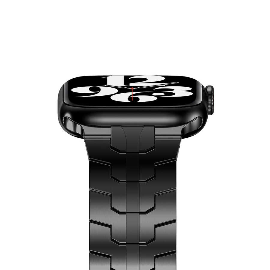 ​​​Apple Watch 7 45mm Uyumlu KRD-63 Metal Kordon - 4