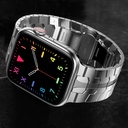 ​​​Apple Watch 7 45mm Uyumlu KRD-63 Metal Kordon - 11