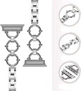 ​​​Apple Watch 7 41mm Uyumlu KRD-56 Metal Kordon - 2