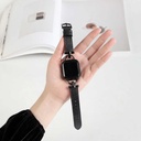 ​​​Apple Watch 7 45mm Uyumlu KRD-53 Deri Kordon - 7