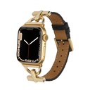 ​​​Apple Watch 7 45mm Uyumlu KRD-53 Deri Kordon - 18