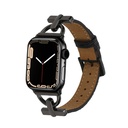 ​​​Apple Watch 7 45mm Uyumlu KRD-53 Deri Kordon - 20