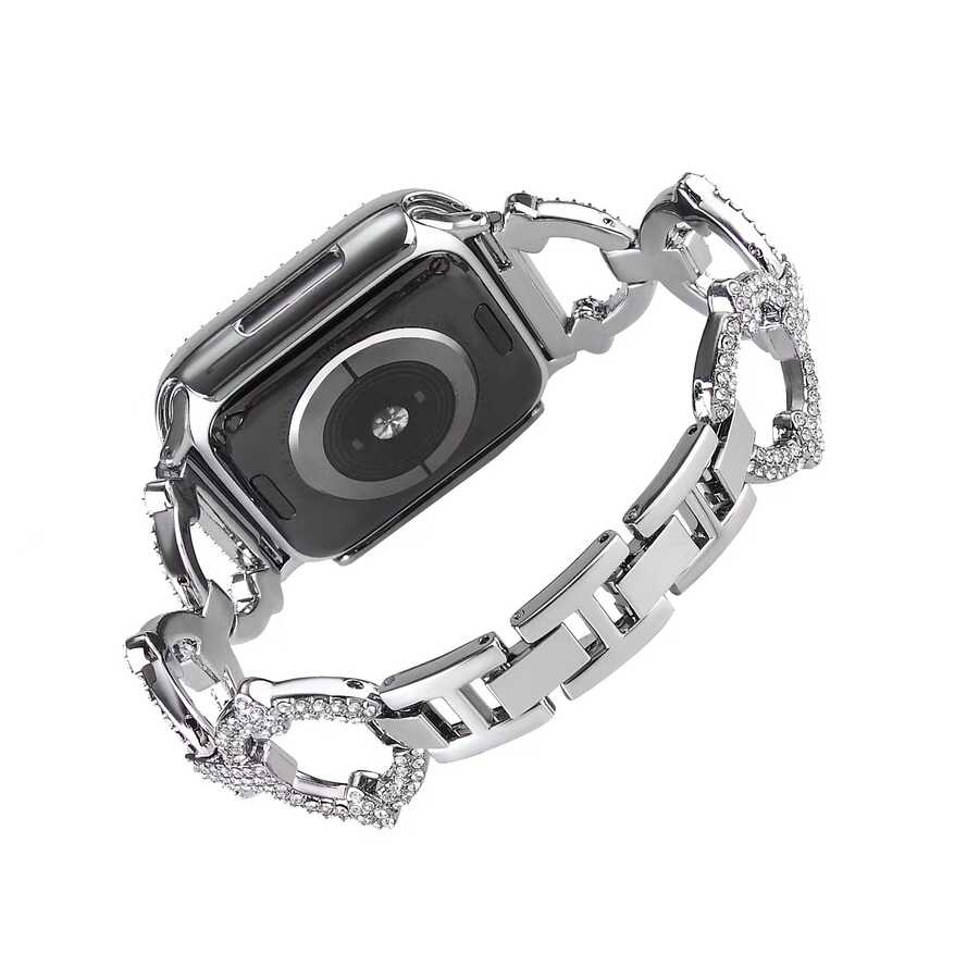 ​​​Apple Watch 40mm Uyumlu KRD-57 Metal Kordon - 6