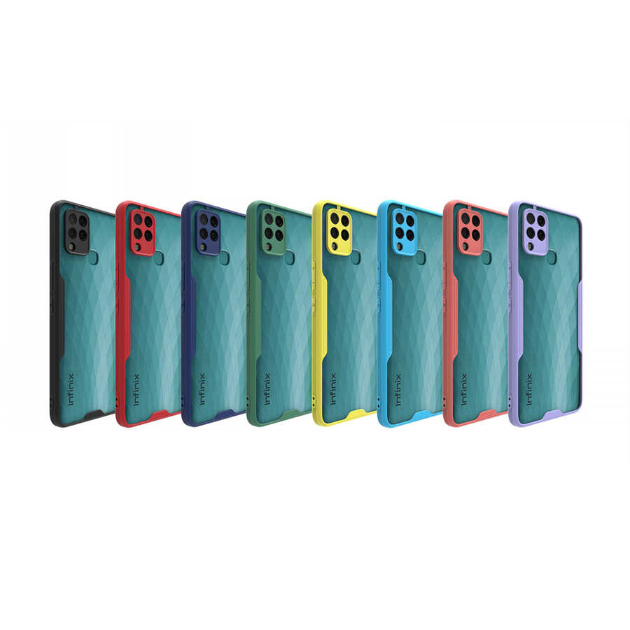 Infinix Hot 10T Uyumlu Kılıf Zore Parfe Kapak - 1