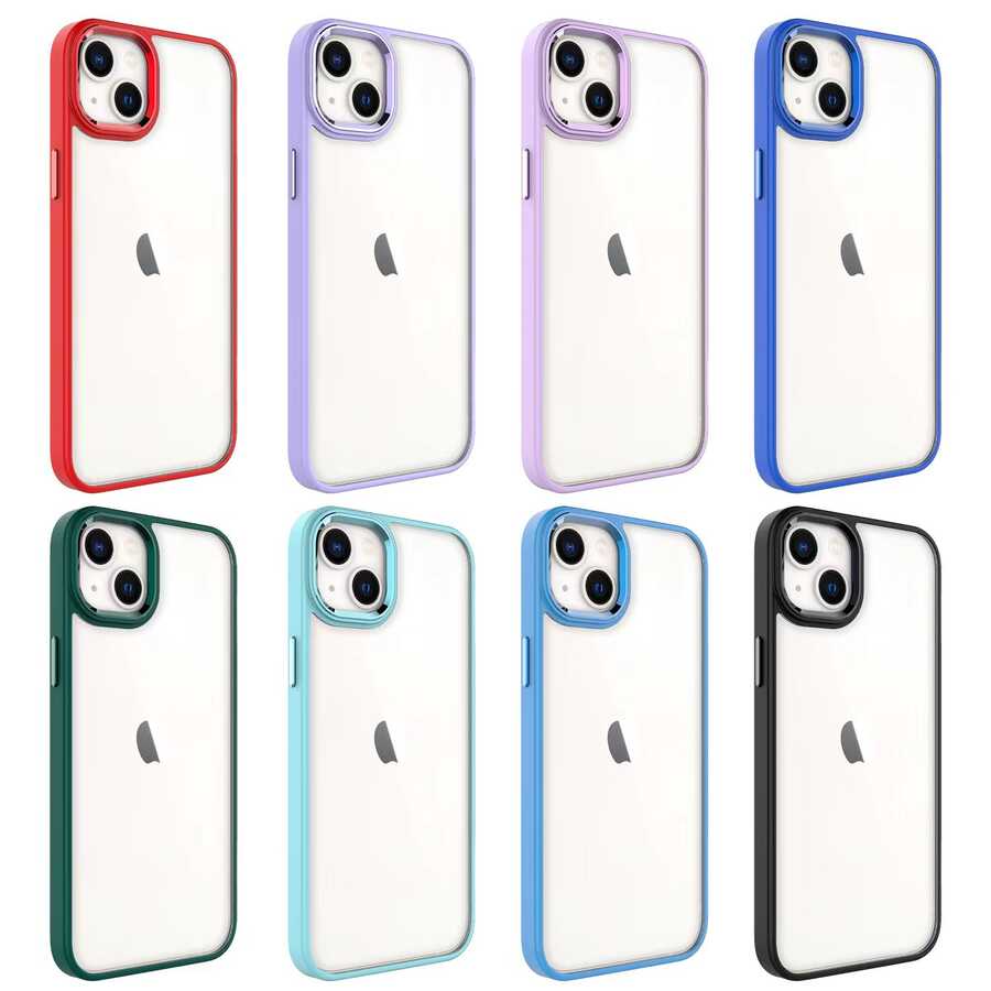 Apple iPhone 14 Plus Uyumlu Kılıf Zore Krom Kapak - 4