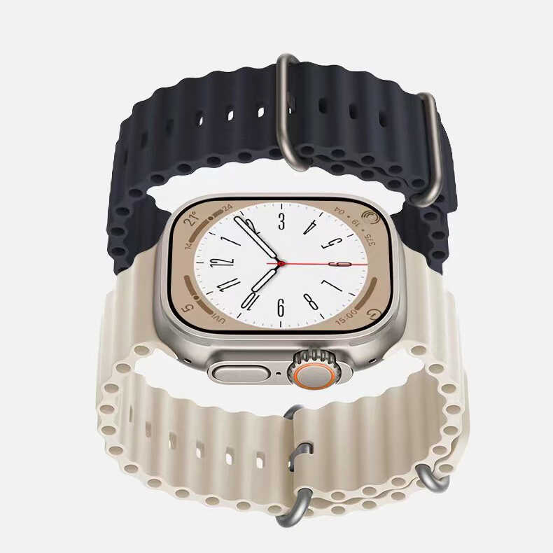 Apple Watch Ultra 49mm Uyumlu Zore KRD-75 Silikon Kordon - 3