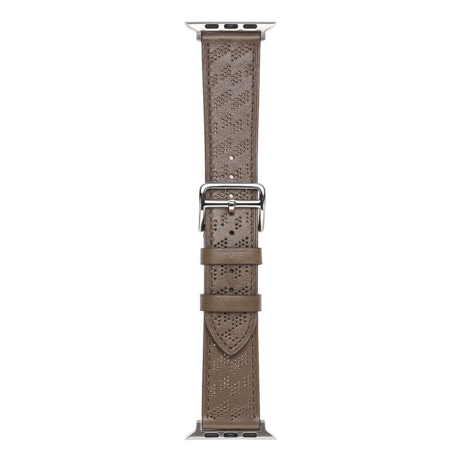 ​​​Apple Watch 44mm Uyumlu KRD-76 PU Deri Kordon Strap Kayış - 3