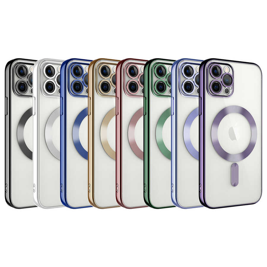 Apple iPhone 11 Pro Uyumlu Kılıf Kamera Korumalı Magsafe Wireless Şarj Özellikli Zore Demre Kapak - 1
