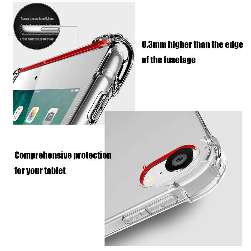 Apple iPad Pro 12.9 2020 Uyumlu (4.Nesil) Kılıf Zore Tablet Nitro Anti Shock Silikon Kapak - 12