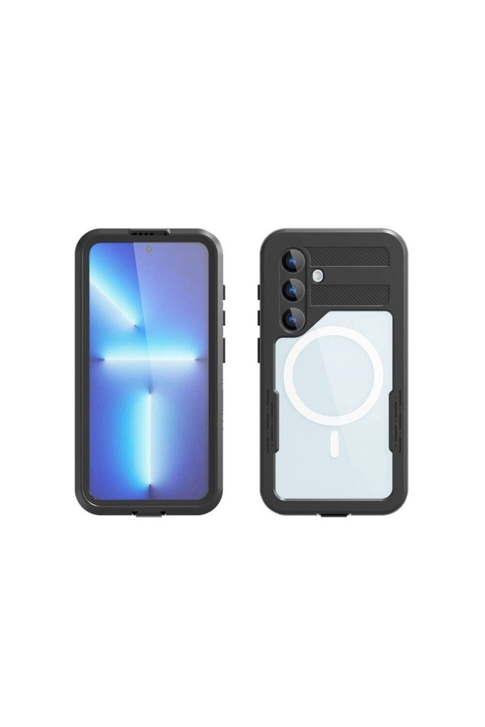 Samsung Galaxy S24 Plus Uyumlu M-safe Şarj Özellikli 1-1 Su Geçirmez Kılıf