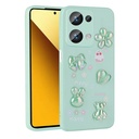 Xiaomi Redmi Note 13 Pro 4G Uyumlu Kılıf Kabartma Figürlü Parlak Zore Toys Silikon Kapak