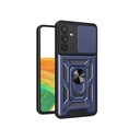 Samsung Galaxy A34 Uyumlu Kılıf Magnetik Standlı Kamera Korumalı Zore Sürgülü Vega Kapak