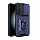 Samsung Galaxy A35 Uyumlu Kılıf Magnetik Standlı Kamera Korumalı Zore Sürgülü Vega Kapak