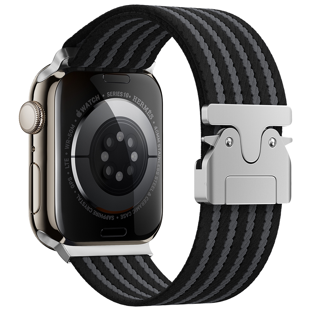 Apple Watch 42mm Uyumlu Zore KRD-133 Naylon Kumaş Hasır Örgülü Kordon