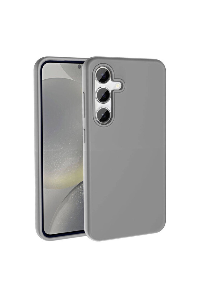 Samsung Galaxy S24 Plus Uyumlu Kılıf M-safe Şarj Özellikli Sıvı Teknolojili Silinebilir Sert Zore Kivi Kapak