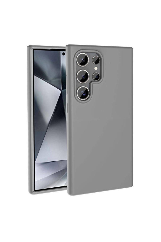 Samsung Galaxy S24 Ultra Uyumlu Kılıf M-safe Şarj Özellikli Sıvı Teknolojili Silinebilir Sert Zore Kivi Kapak