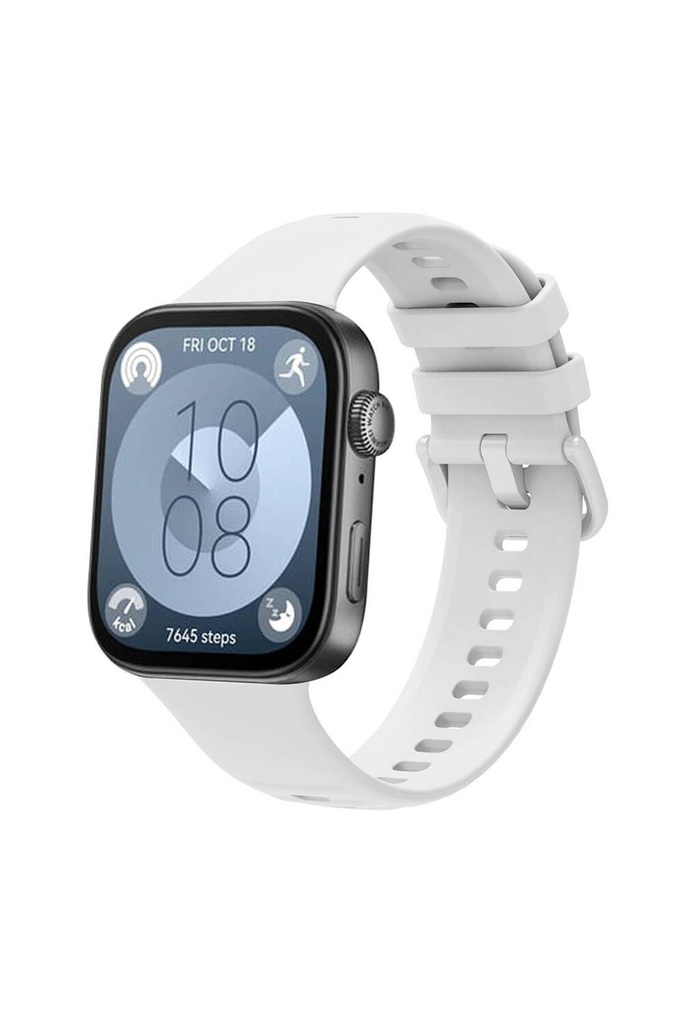 Huawei Watch Fit 3 Uyumlu Kordon Band Serisi Klasik Kordon Silikon Strap Kayış