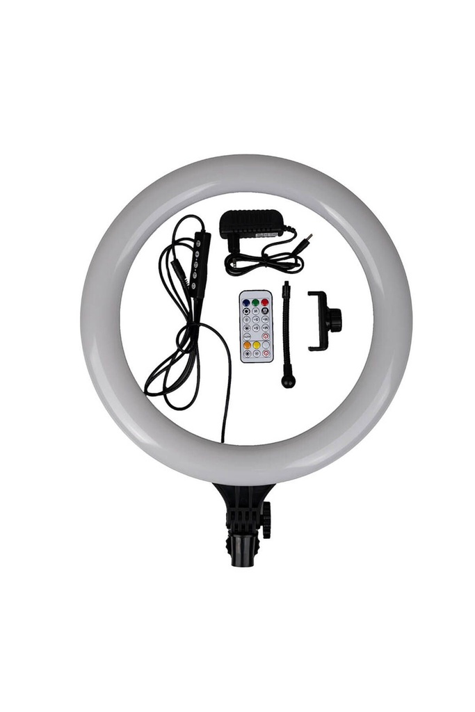 Zore MJ38 RGB 25W Ring Light Canlı Yayın 38cm USB'li ve Telefon Stand