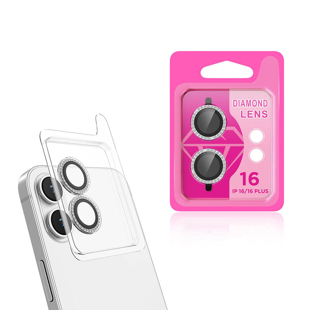 Apple iPhone 16 Uyumlu Zore CL-06 Kamera Lens Koruyucu