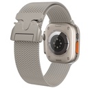 Apple Watch 42mm Uyumlu Zore KRD-25 Metal Hasır Kordon