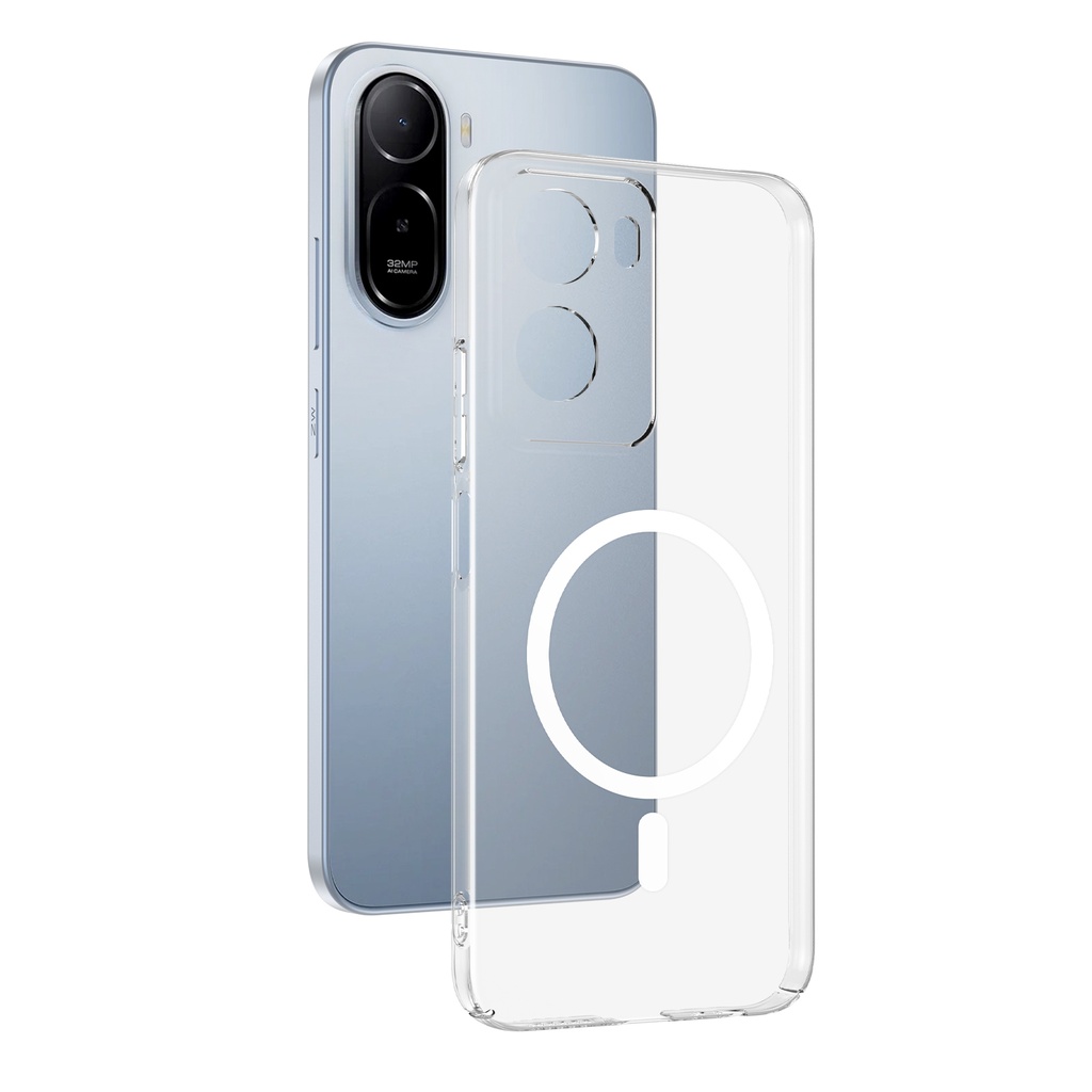 Xiaomi Redmi A7 Pro Uyumlu Zore London M-Safe Şeffaf Sert PC Kılıf