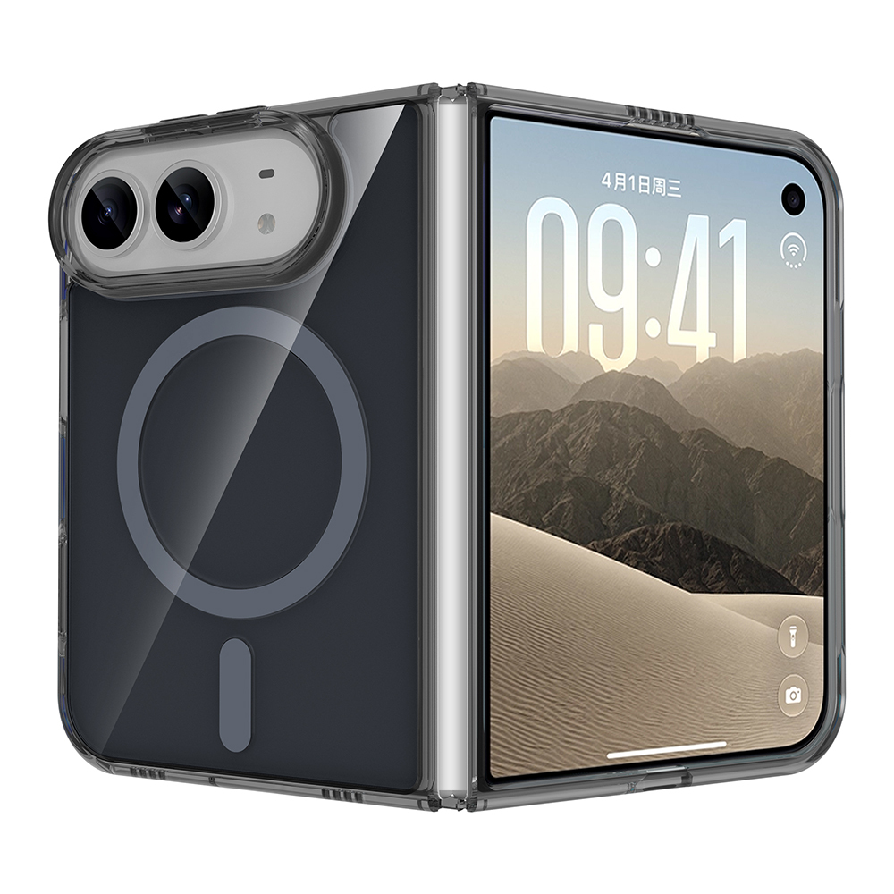 Apple iPhone Duo Uyumlu Zore Nira M-Safe Sert PC Kılıf