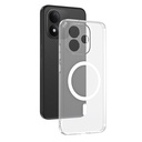 Xiaomi Redmi Note 17 Uyumlu Zore London M-Safe Şeffaf Sert PC Kılıf