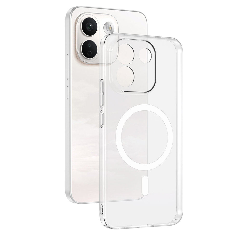 Xiaomi Redmi Note 17 Pro Max Uyumlu Zore London M-Safe Şeffaf Sert PC Kılıf