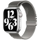 Apple Watch 42mm Uyumlu Zore KRD-121 Metal Hasır Kordon