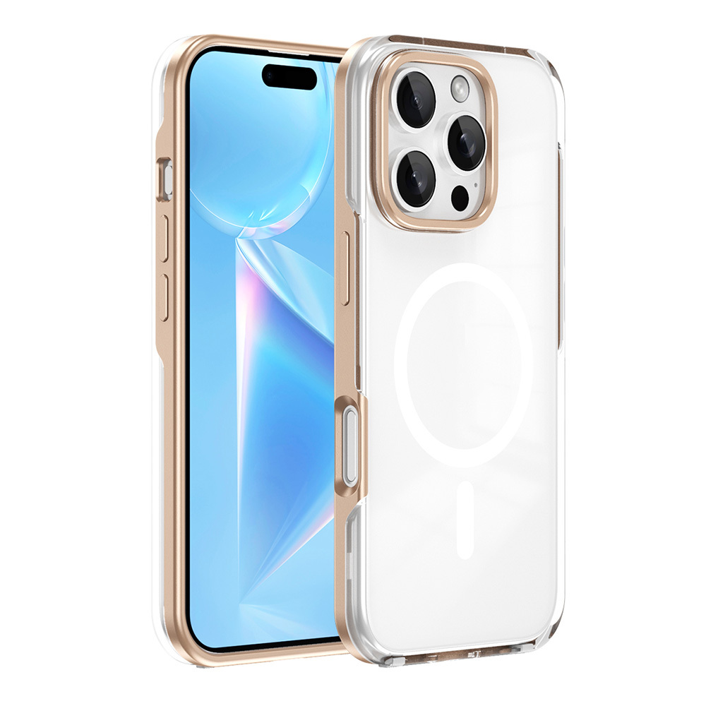 Apple iPhone 16 Pro Max Uyumlu Kılıf M-safe Şarj Özellikli Çıkarılabilir Arka Yüzeyli Zore Polar Kapak