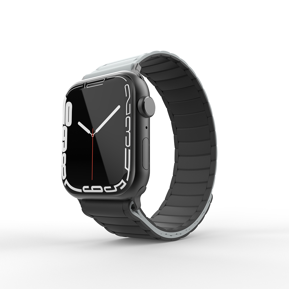 Apple Watch 7 41mm Uyumlu Zore KRD-122 Silikon Kordon Strap Kayış