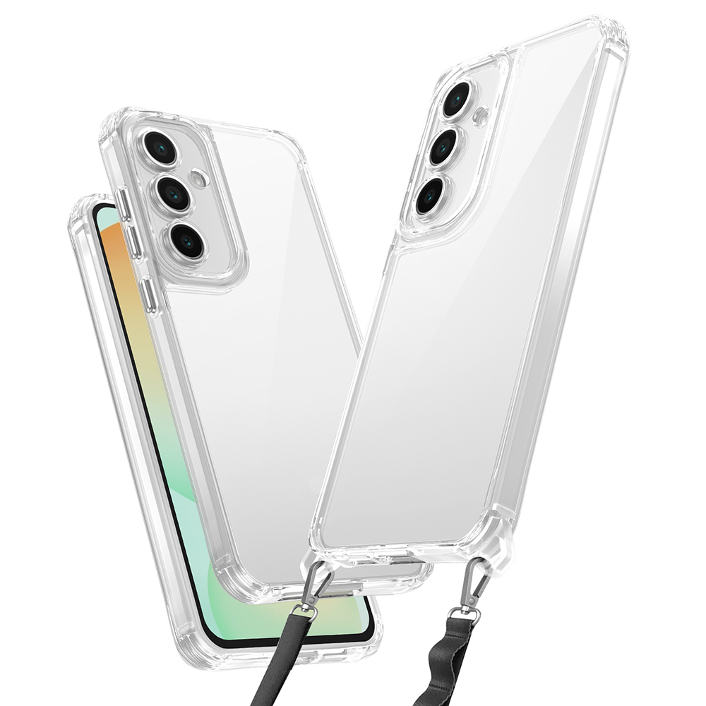 Samsung Galaxy A35 Uyumlu Kılıf Airbagli Takılabilir Askı Aparatlı Zore Snap Silikon Kapak