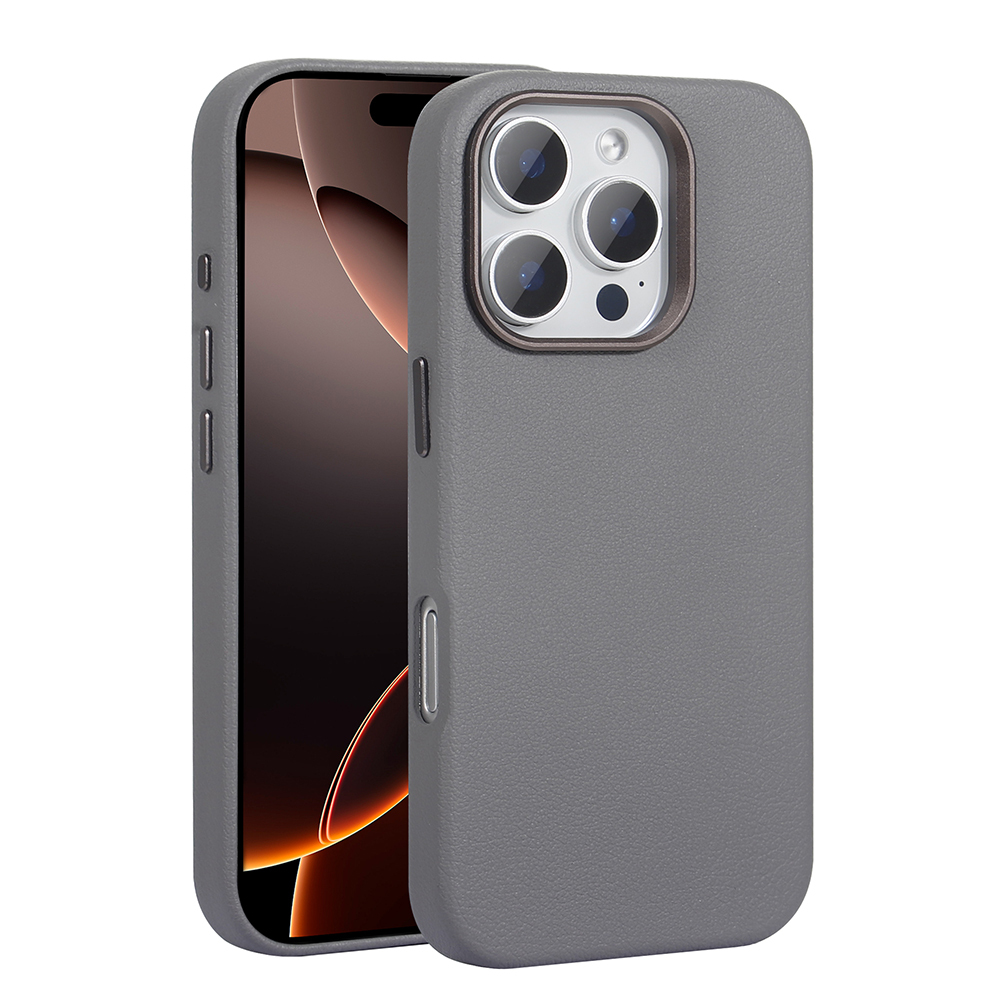 Apple iPhone 16 Pro Max Uyumlu Kılıf M-safe Şarj Özellikli PU Deri Zore Adora Kapak