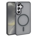 Samsung Galaxy S25 Plus Uyumlu Kılıf M-safe Şarj Özellikli Mat Arka Yüzey Zore Sio Kapak